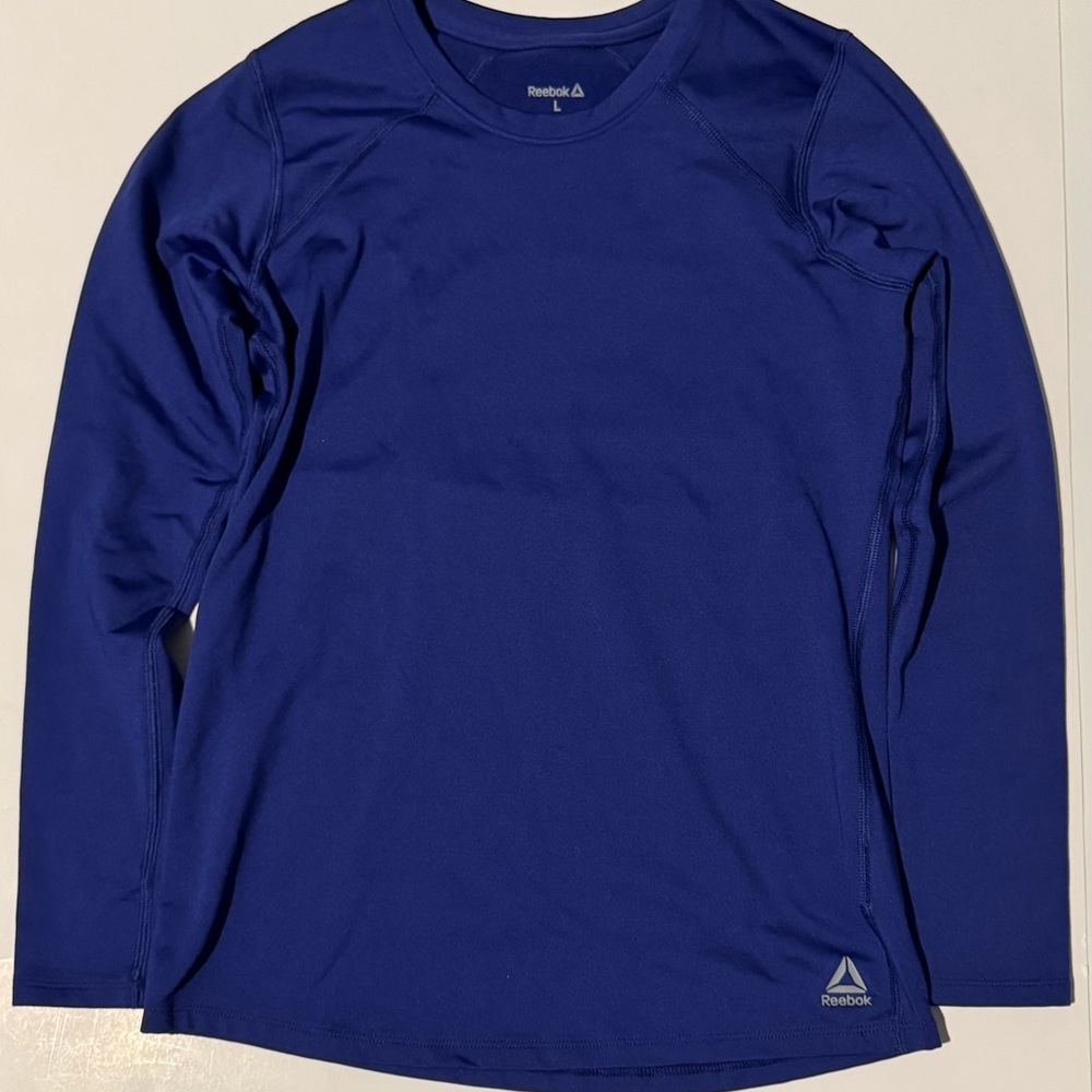 Reebok Slim Fit Long Sleeve Athletic Top